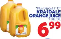 Bravo Supermarkets KRASDALE ORANGE JUICE offer