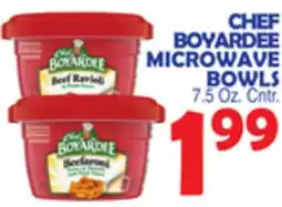 Bravo Supermarkets CHEF BOYARDEE MICROWAVE BOWLS offer