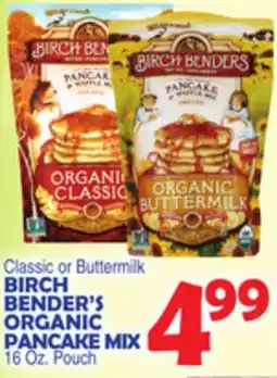 Bravo Supermarkets CLASSIC OR BUTTERMILK BIRCH BENDER'S ORGANIC PANCAKE MIX offer