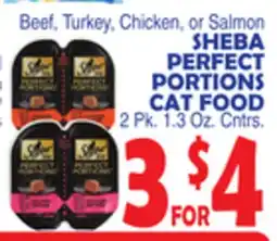 Bravo Supermarkets SHEBA PERFECT PORTIONS CAT FOOD offer