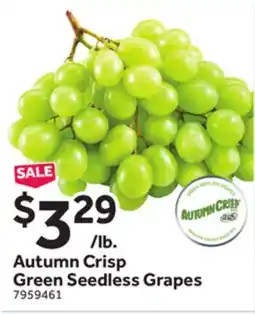 Stop&Shop Autumn Crisp Green Seedless Grapes offer