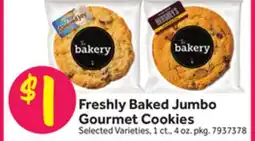 Stop&Shop Freshly Baked Jumbo Gourmet Cookies offer