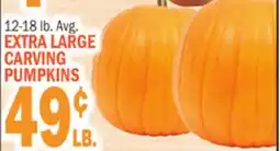 C Town EXTRA LARGE CARVING PUMPKINS offer