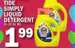 C Town TIDE SIMPLY LIQUID DETERGENT offer
