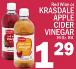 C Town KRASDALE APPLE CIDER VINEGAR offer