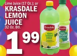 C Town KRASDALE LEMON JUICE offer