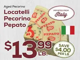 DeCicco & Sons Locatelli Pecorino Pepato offer