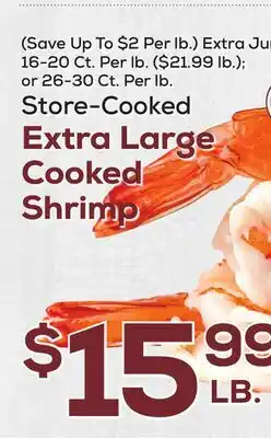 DeCicco & Sons Extra Large Cooked Shrimp offer