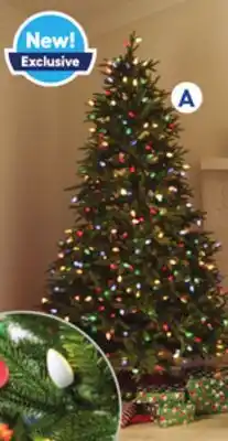 Lowe's 75-ft Vintage Pine Pre-Lit Artificial Christmas Tree offer