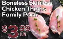 DeCicco & Sons Boneless Skinless Chicken Thighs Family Pack offer
