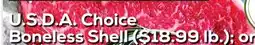 DeCicco & Sons U.S.D.A Choice Boneless Shell offer
