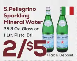 DeCicco & Sons S.Pellegrino Sparkling Mineral Water offer