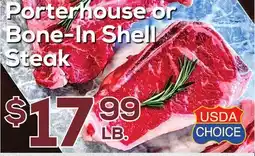 DeCicco & Sons Porterhouse or Bone-In Shell Steak offer