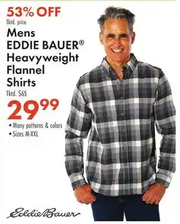 Boscov's Mens EDDIE BAUER Heavyweight Flannel Shirts offer