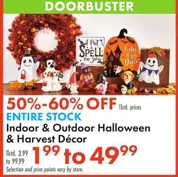 Boscov's Indoor & Outdoor Halloween & Harvest Décor offer