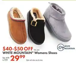 Boscov's WHITE MOUNTAIN Womens Shoes offer