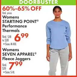Boscov's Women STARTING POINT Performance Thermals offer