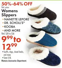 Boscov's Womens Slippers offer
