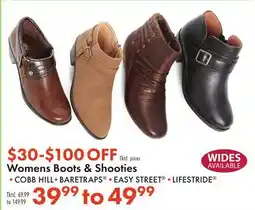 Boscov's Womens Boots & Shooties offer