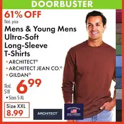 Boscov's Mens & Young Mens Ultra-Soft Long-Sleeve T-Shirts offer