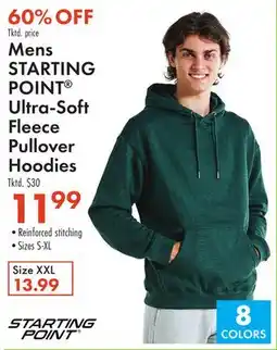Boscov's Mens STARTING POINT Ultra-Soft Fleece Pullover Hoodies offer