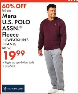 Boscov's Mens U.S. POLO ASSN Fleece offer