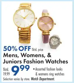 Boscov's Mens, Women's, & Juniors Fashion Watches offer
