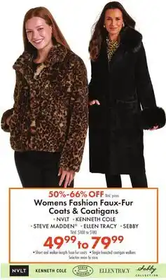 Boscov's Womens Fashion Faux-Fur Coats & Coatigans offer