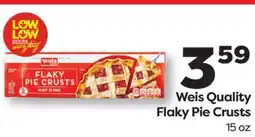 Weis Markets Weis Quality Flaky Pie Crusts offer