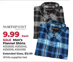 Runnings Men's Flannel Shirts offer