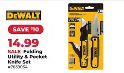 Runnings Folding Utility & Pocket Knife Set offer