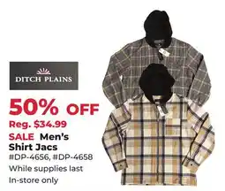 Runnings Ditch Plains Men's Shirt Jacs offer