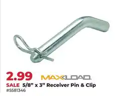 Runnings 5/8 x 3 Receiver Pin & Clip offer