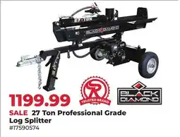 Runnings 27 Ton Professional Grade Log Splitter offer
