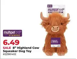 Runnings 8 Highland Cow Squeaker Dog Toy offer