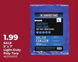 Runnings Harvest King 5' x 7' Light-Duty Poly Tarp offer