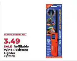 Runnings Refillable Wind Resistant Lighter offer