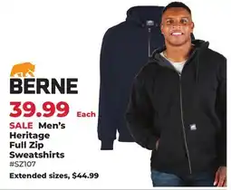 Runnings Men's Heritage Full Zip Sweatshirts offer