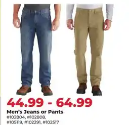 Runnings Carhartt Men's Jeans or Pants offer