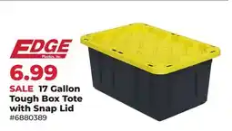Runnings EDGE 17 Gallon Tough Box Tote with Snap Lid offer
