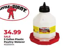 Runnings 5 Gallon Plastic Poultry Waterer offer