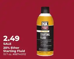 Runnings Harvest King 20% Ether Starting Fluid offer