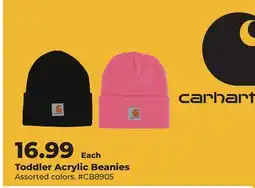 Runnings Carhartt Toddler Acrylic Beanies offer