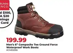 Runnings Carhartt Men's 6 Composite Toe Ground Force Waterproof Work Boots offer