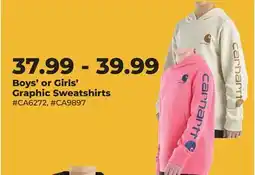 Runnings Carhartt Boys' or Girls' Graphic Sweatshirts offer