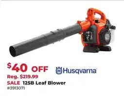 Runnings Husqvarna 125B Leaf Blower offer