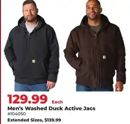 Runnings Carhartt Men's Washed Duck Active Jacs offer