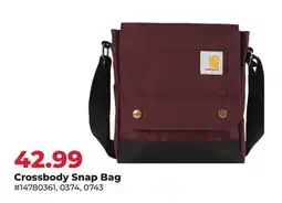 Runnings Carhartt Crossbody Snap Bag offer