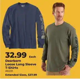 Runnings Carhartt Dearborn Loose Long Sleeve T-Shirts offer