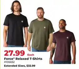 Runnings Carhartt Force Relaxed T-Shirts offer